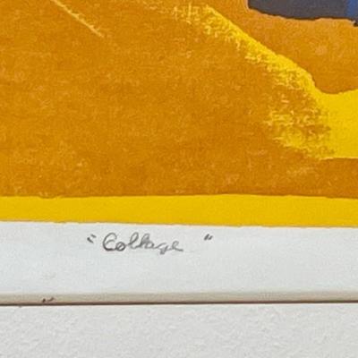 "Collage" serigraph by Margaret Karmarck