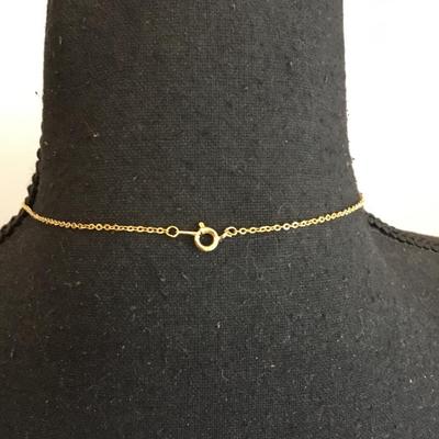 Cute vintage Gold tone, butterfly necklace