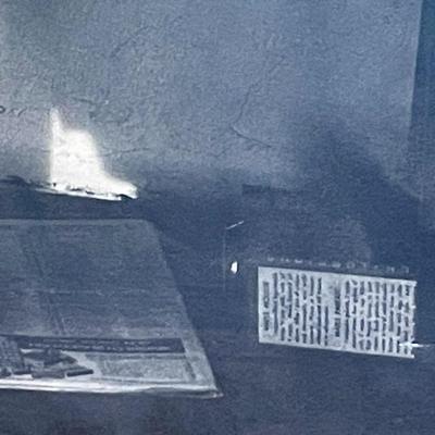 "Kitchen Table" wrapped Edward Hollander photo