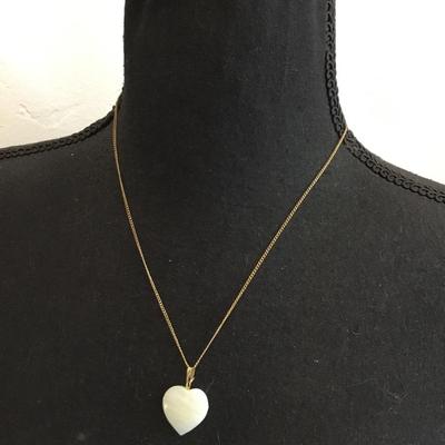 Cute vintage heart necklace