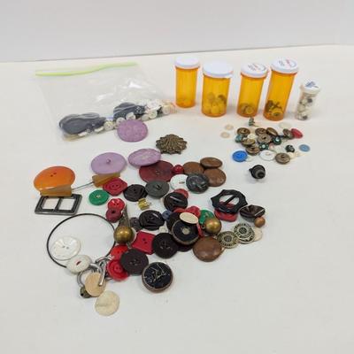 Mixed Garment Buttons Various Sizes