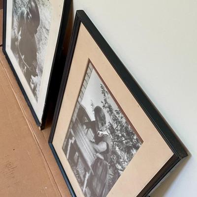 Pair of Edward Hollander portrait photographs