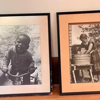 Pair of Edward Hollander portrait photographs