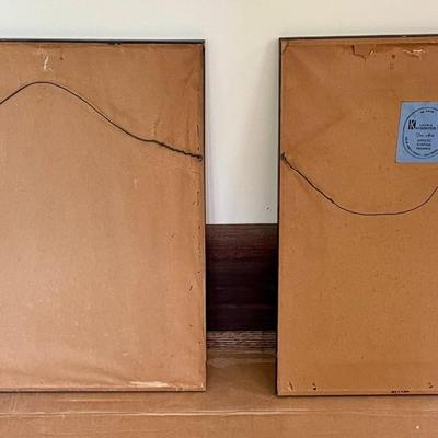 Pair of Edward Hollander portrait photographs