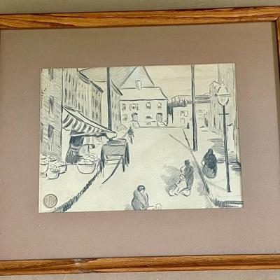 Framed cityscape by FAH