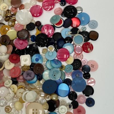 Vintage Button Lot #8 - Misc Buttons and belt buckles