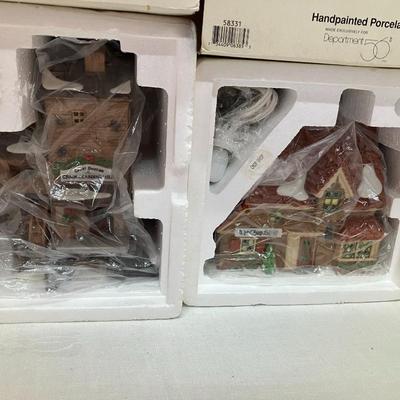Sale Photo Thumbnail #308: Set of 3 houses: Great Denton Mill, The Chop Shop, Brownlow House - all in original boxes