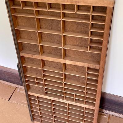 Vintage Hamilton typesetting drawer