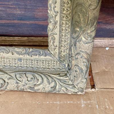 Pair of vintage wood frames
