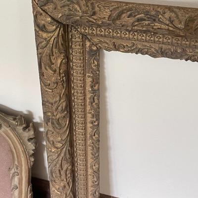 Pair of vintage wood frames