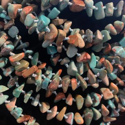 Multi-Strand Massive Turquoise Necklace