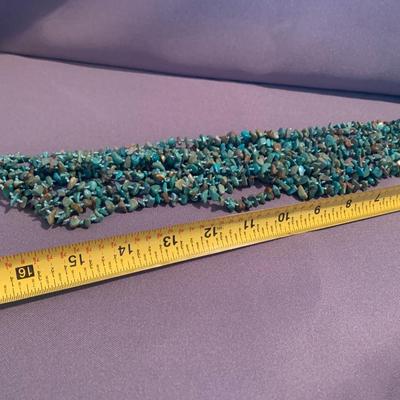 Multi-Strand Massive Turquoise Necklace