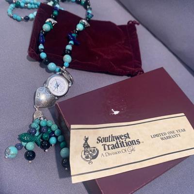 Southwest Traditions Watch / Commemorative Coin Necklace