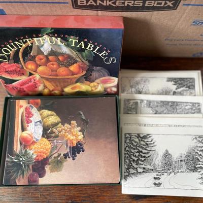 Box of office supplies