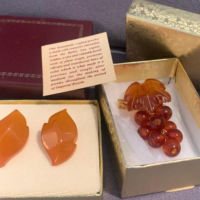 Baltic Sea Amber Jewelry Lot