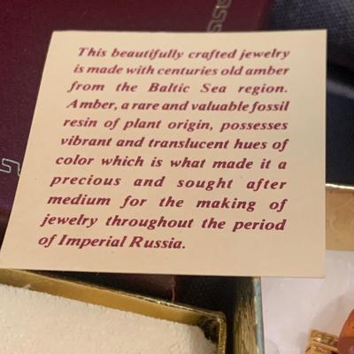 Baltic Sea Amber Jewelry Lot