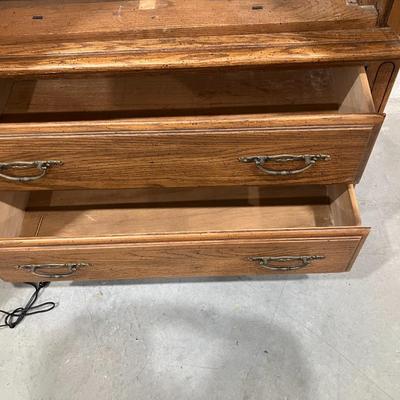 Sale Photo Thumbnail #326: wooden TV stand, lightweight 72" H x 33"W x 18" D