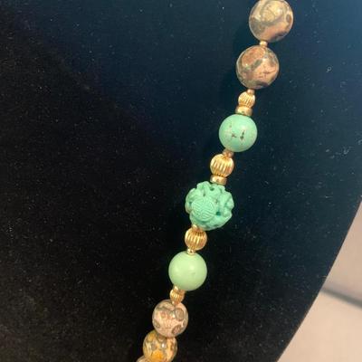 Asian Theme Estate Necklace