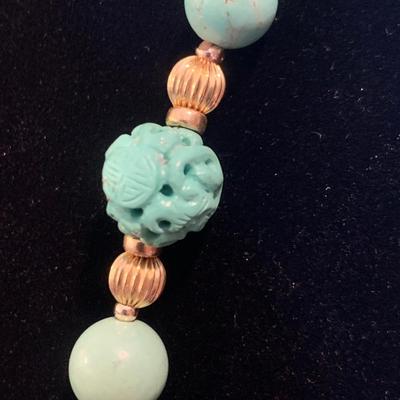 Asian Theme Estate Necklace