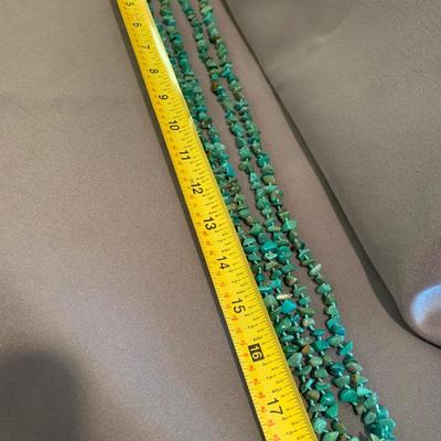80” Turquoise Estate Necklace