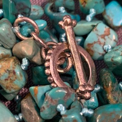 80” Turquoise Estate Necklace