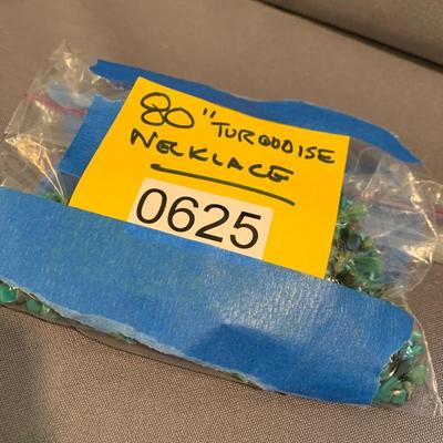 80” Turquoise Estate Necklace