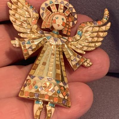 3 SIGNED Estate Brooches