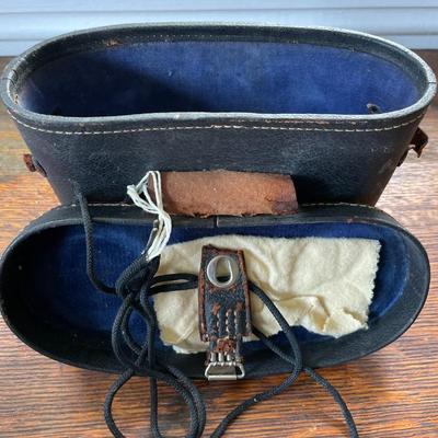 Pair of Sears 7x 35mm binoculars & case