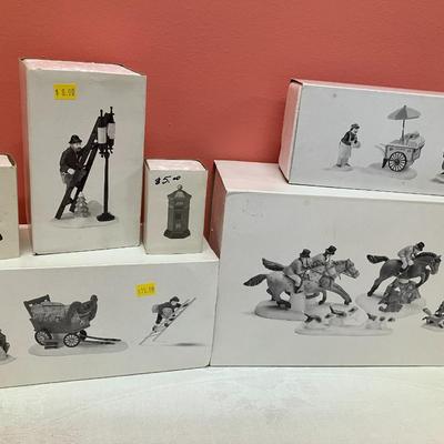 Sale Photo Thumbnail #344: Set of 6 Dept 56 Heritage Village people accessories