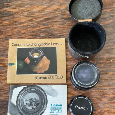Canon FD lens