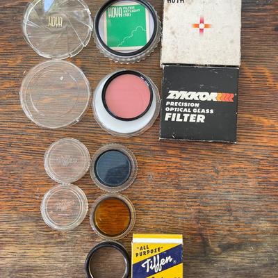 Mixed lot of camera lenses & photography books + extras