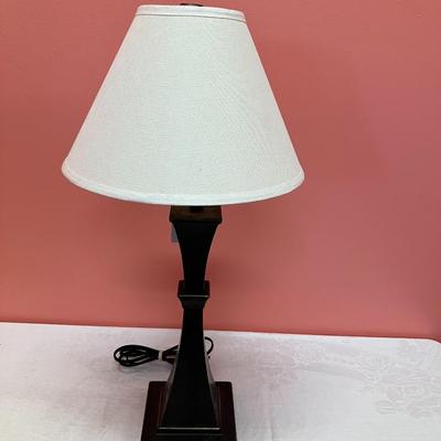 Sale Photo Thumbnail #367: 27" bronzed table lamp
