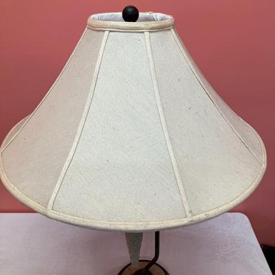 Sale Photo Thumbnail #376: Large 33"H art deco table lamp with marble base