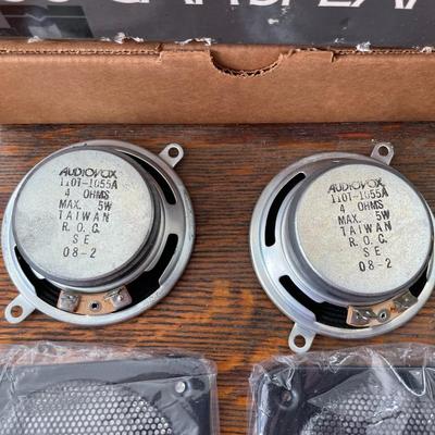 New Audiovox LS50 car speakers