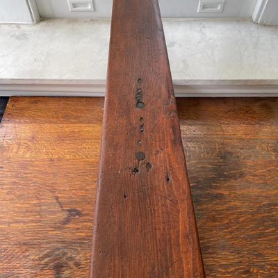 Antique tailor's wood sleeve ironing board
