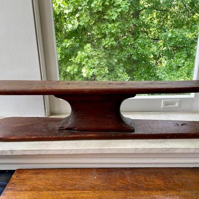 Antique tailor's wood sleeve ironing board