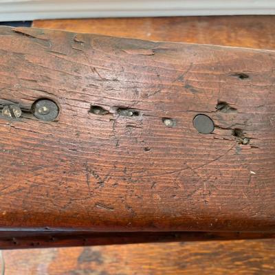 Antique tailor's wood sleeve ironing board
