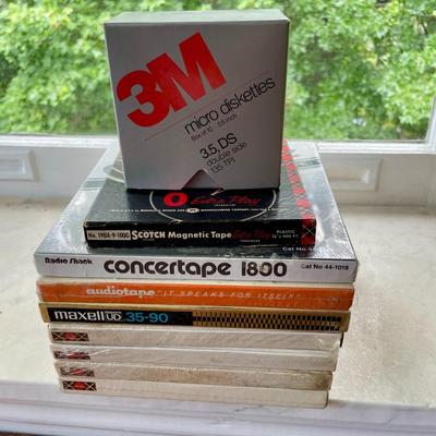 Mixed lot of recording film & computer discs