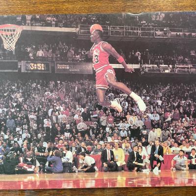 Lot of 3 Michael Jordan sports posters memorabilia