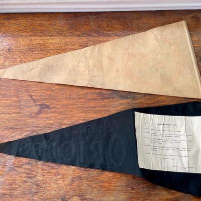 Vintage Baltimore Orioles baseball 1960 team photo & 1979 full-size felt pennants