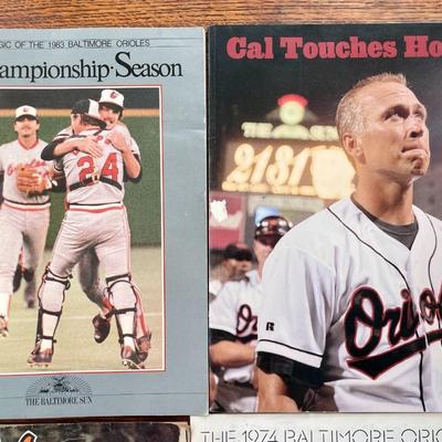 Mixed lot of Baltimore Orioles Baseball memorabilia
