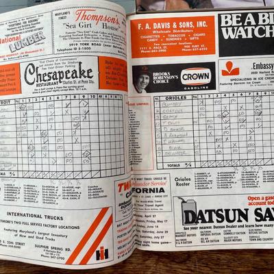 Mixed lot of Baltimore Orioles Baseball memorabilia