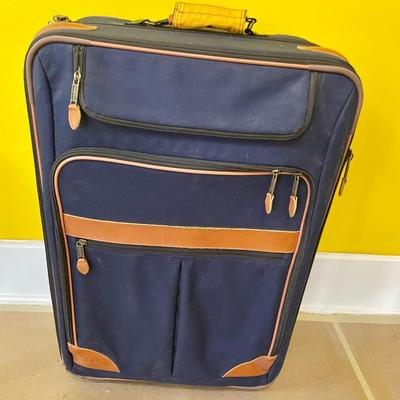 LL. Bean canvas rolling suitcase