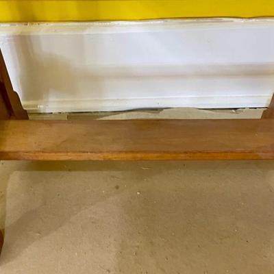 Vintage wood side table