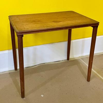 Vintage Mid-Century teak end table
