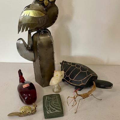 Mixed lot of animal figurines