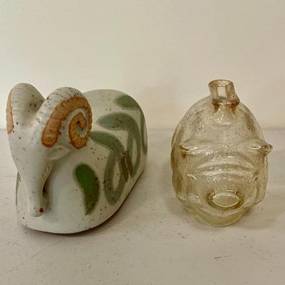 Pair of vintage coin banks