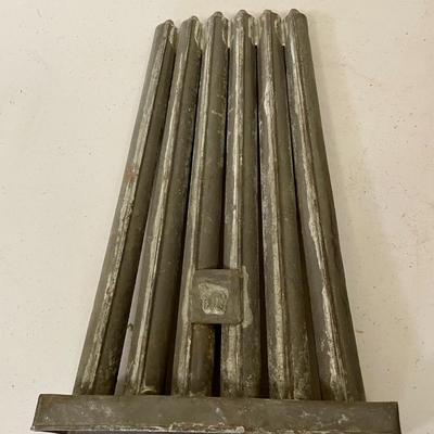 Vintage metal candle mold