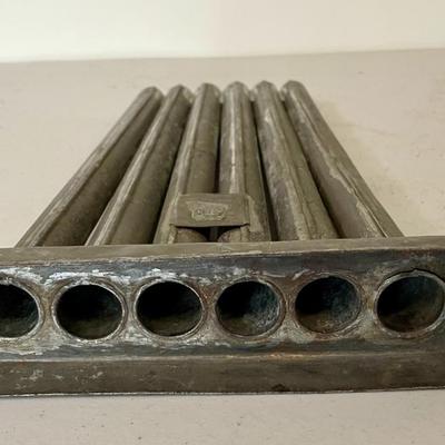 Vintage metal candle mold