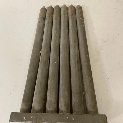 Vintage metal candle mold